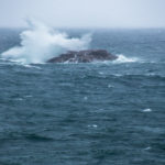 big wave on island