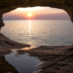 paradise cove cave sunset