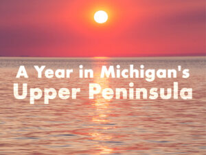 a year in michigan's upper peninsula poster