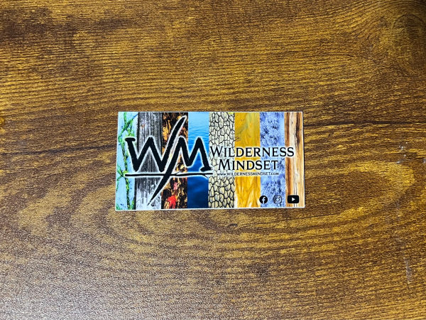 Wm Logo Sticker WM Banner Sticker - Wilderness Mindset